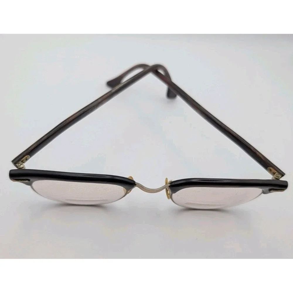 Vintage Shuron Ronsir Browline Eyeglasses 1/10 12K Gold Filled 4 1/2 - 5 3/4 22m